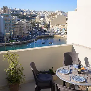 Stylish Saint Julians 1 Bedroom Penthouse With Terrace In The City Centre With Seaview Appartamento